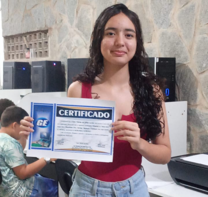 Foto da aluna Maria Clara