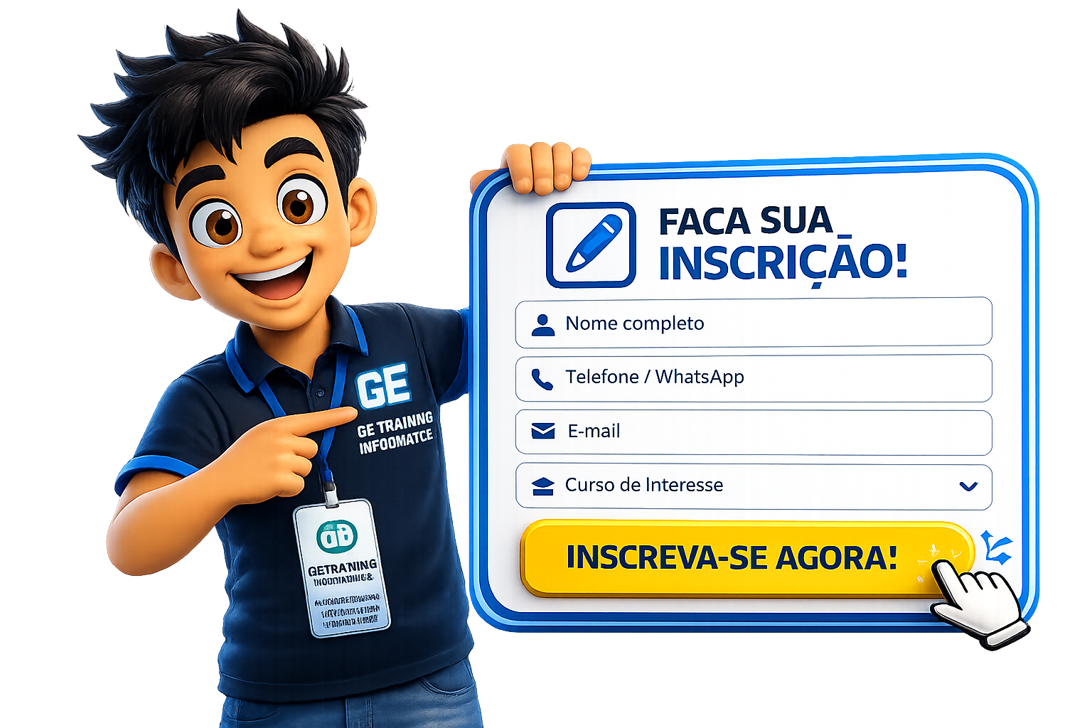 Mascote GE-Training Informática